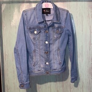 Guess fitted Jean Jacket size Med